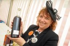 President of this year's Gwinear show Nikki Vincent who won a first prize in the domestic tent with her blackber. | Gwinear Show